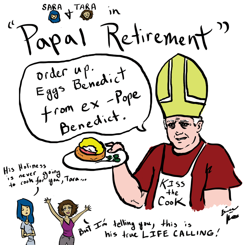 Pope Cartoon